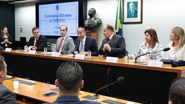 Paulo Alexandre Barbosa durante a cerimônia em Brasília - Assessoria Parlamentar