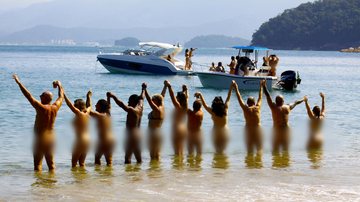 Praia Mansa em Ubatuba é uma das eleitas por adeptos do naturismo - Reginaldo Pupo