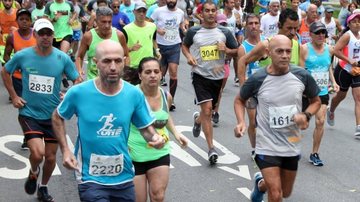 Há percursos de corrida de 5 km e 10 km e caminhada de 2,5 km - Prefeitura de Santos