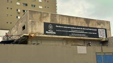 Nova padaria ficará localizada no bairro Canto do Forte, ainda sem data prevista de inauguração - Reprodução/Instagram Construtora Nossolar