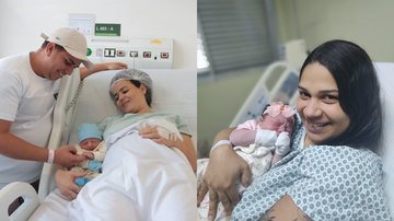 Bebês nasceram na manhã do dia 1º de janeiro na rede pública de Santos - Fotos: Isabela Carrari e Rosana Rife