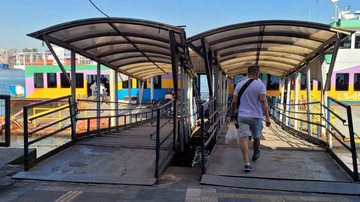 Terminais de passageiros da travessia Santos/Vicente de Carvalho - Foto: divulgação Semil