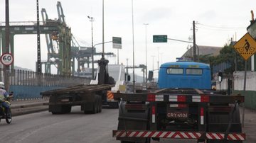 Estarão interditadas ainda a ferrovia, a ciclovia e as calçadas para pedestres - Isabela Carrari/Prefeitura de Santos