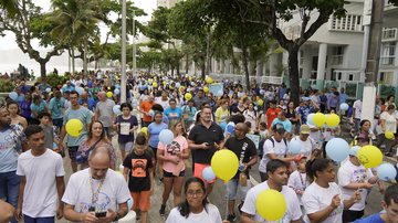Domingo encerra com caminhada pela conscientização do autismo em Guarujá e Bertioga - Hygor Abreu/Prefeitura de Guarujá