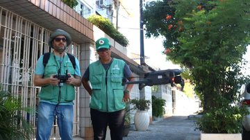 Drones têm imagens captadas em 4k - Raimundo Rosa/Prefeitura de Santos