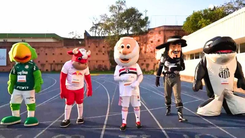 Futebol Fantasia promove competição entre os mascotes dos times - Imagem ilustrativa/Reprodução/Globo Esporte