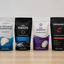 Seis embalagens de sal marinho e sal integral das marcas Quanqton Ocean Salts, Sal Integral Quanqton, Sal Perfeito, New Quantic, Endurance e Sal Marinho Integra