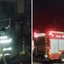 Casa destruída por incêndio