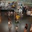 Imagem do Museu Pelé com boa movimentação de pessoas
