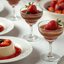 Doces com morango