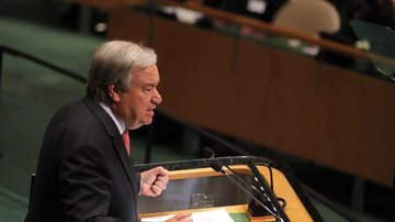 Secretário-geral da ONU pede acordo global contra desigualdades - © Reuters/CAITLIN OCHS/Direitos Reservados