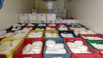 Três toneladas de queijo impróprio para consumo são apreendidas em SP - Divulgação/Secretaria de Agricultura e Abastecimento
