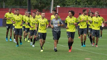 Mesmo com goleada, Gabigol comemora volta aos gramados - Alexandre Vidal / CR Flamengo