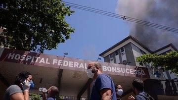 Hospital de Bonsucesso será reaberto parcialmente após incêndio - © Tânia Rêgo/Agência Brasil