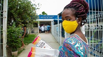 Projeto ensina isolamento seguro a pacientes com covid-19 em favelas - © Douglas Lopes/Conexão Saúde/Direitos Reservados