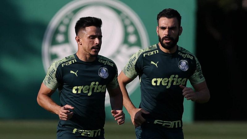 Felipe Melo comemora volta aos gramados pelo Palmeiras - César Greco / Palmeiras