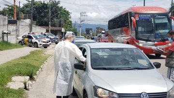 São Sebastião inicia bloqueio sanitário nas divisas da cidade - Divulgação/PMSS