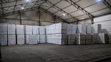 Carga de 459 toneladas de amianto é interditada no Porto de Santos - Divulgação