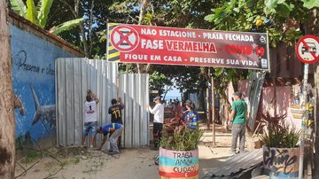 São Sebastião fecha acesso às praias - Divulgação/PMSS