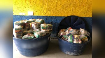 Vereador de Bertioga arrecada mais de 6,7 toneladas de alimentos - Divulgação