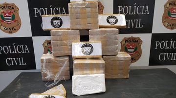 Homem é preso transportando 40 tabletes de cocaína em Guarujá - Divulgação/Deinter 6