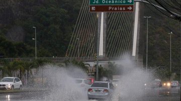 Chuva forte interdita casas na zona sul do Rio de Janeiro - © Fernando Frazão/Agência Brasil