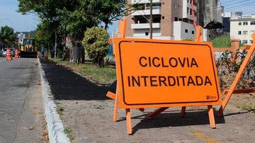 Ciclovia da Avenida Marechal Mallet recebe novo piso - Divulgação/Prefeitura de Praia Grande