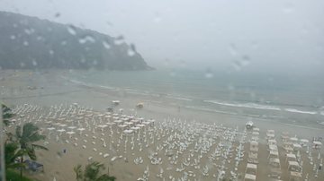 Previsão de chuva nos próximos dias Chuva na Riviera de São Lourenço - Reprodução Nira De Jesus