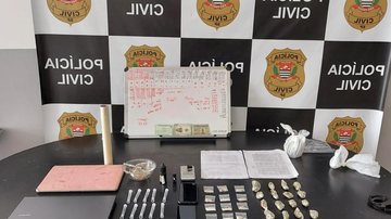 Polícia Civil apreende diversas drogas em busca domiciliar - Divulgação