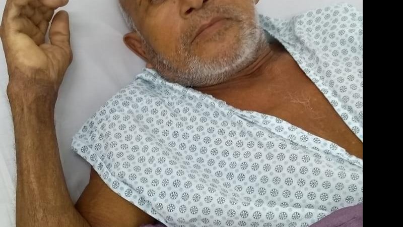 O idoso de 66 anos foi internado na enfermaria, onde se encontra até a presente data. - Divulgação/Prefeitura de São Vicente
