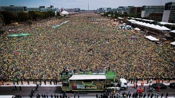 Cerca de um milhão de pessoas compareceram em Brasília - Reprodução Revista Oeste