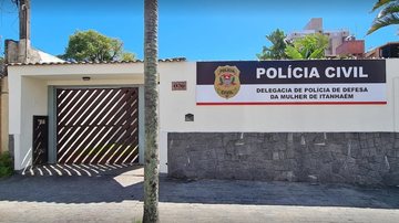 Policiais Civis da Delegacia de Defesa da Mulher de Itanhaém conduziram o caso  Unidade da Delegacia de Defesa da Mulher de Itanhaém - Divulgação/DEINTER-6