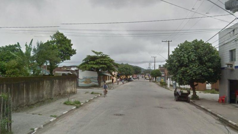 Crime ocorreu na Alameda das Violetas, na Vila Santo Antonio, em Guarujá - Reprodução/Internet