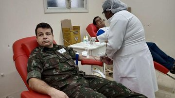 Campanha Nacional do Exército Brasileiro para doação de sangue - PMG