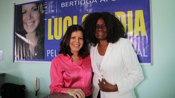 Na inauguração de seu comitê de campanha , Luci Cardia recebeu Valéria Bento e aceitou convite para participar do grupo Pró-Mulher - Estela Craveiro