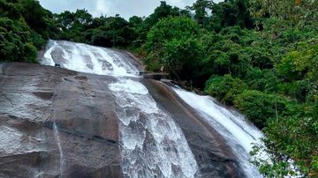 Pontos mais elevados da Cachoeira do Paquetá tem cerca de 50 metros de altura - Divulgação/PMI