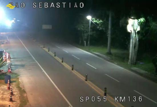 KM 136 São Sebastião sentido Bertioga (Rio Santos)